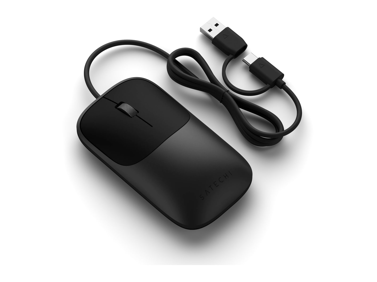 Satechi - Slim LX Wired Mouse Mice - Black