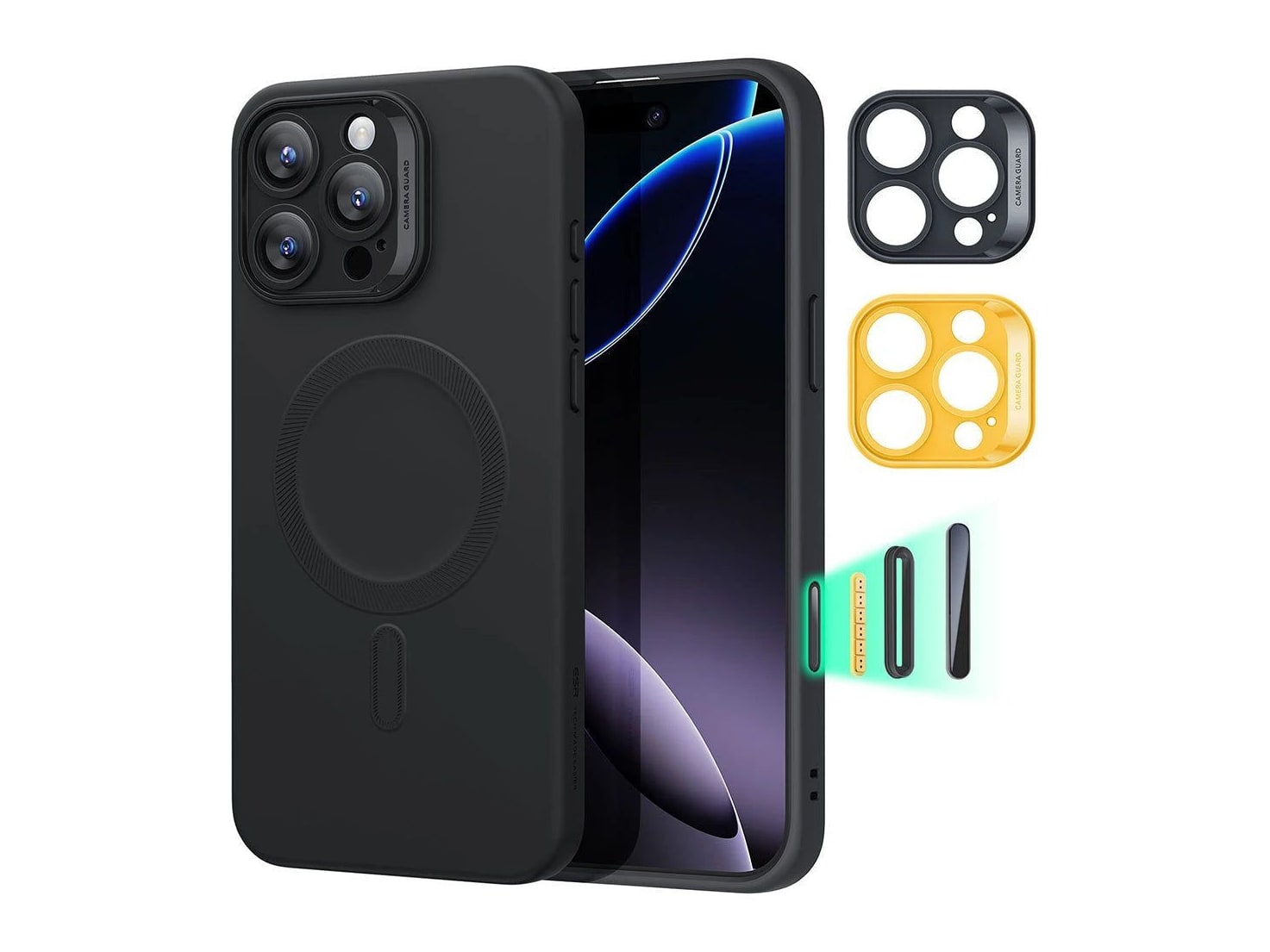 ESR - Cloud Soft Magnetic Case (Camera Control) - iPhone 16 Pro Max - Black