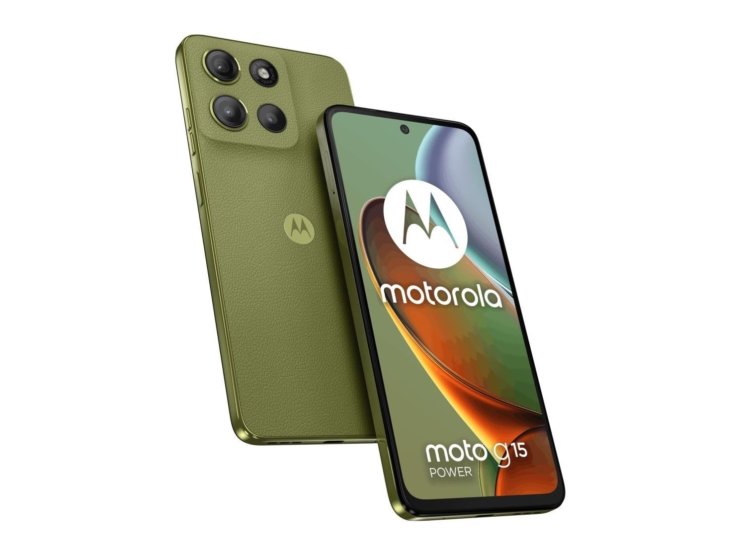 Motorola - Moto G15 Power 4G LTE 256GB - Iguana Green