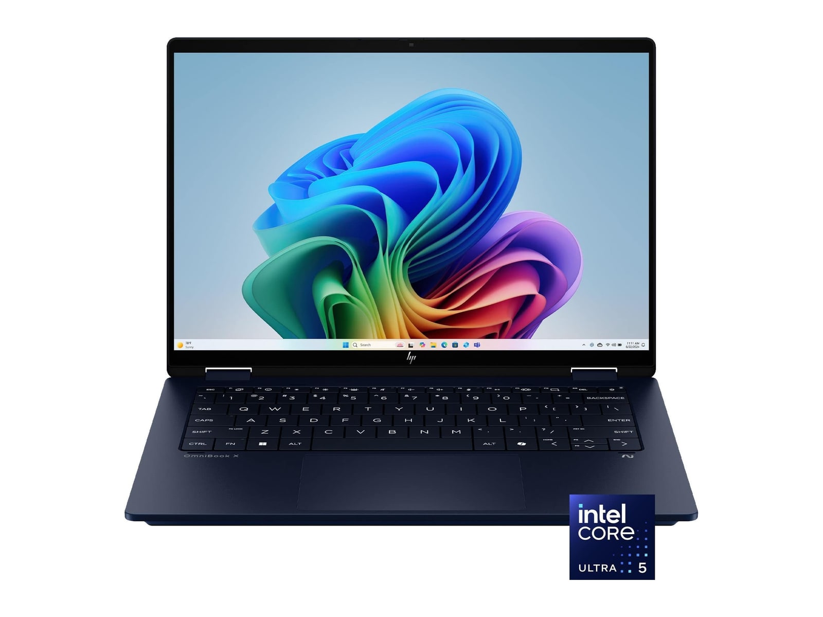 HP - OmniBook X Flip 14-fm0013dx 14" - Intel Core Ultra 5 226V chip - 16GB Memory - 512GB SSD - Atmospheric Blue