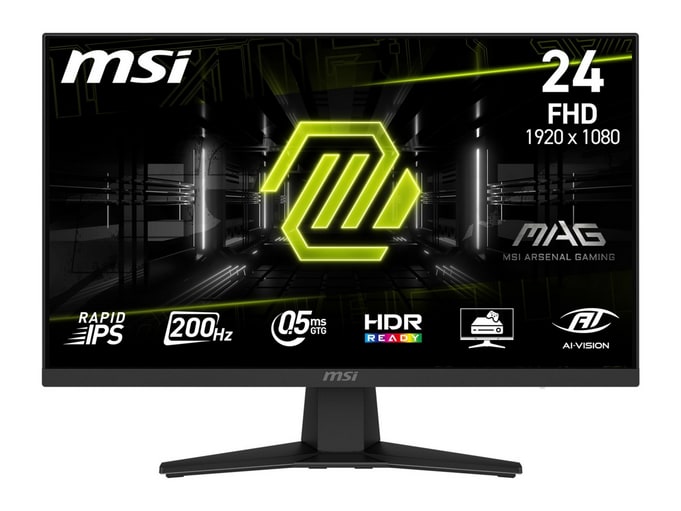 MSI - 23.8" MAG 244F Full HD 200Hz Gaming Monitors