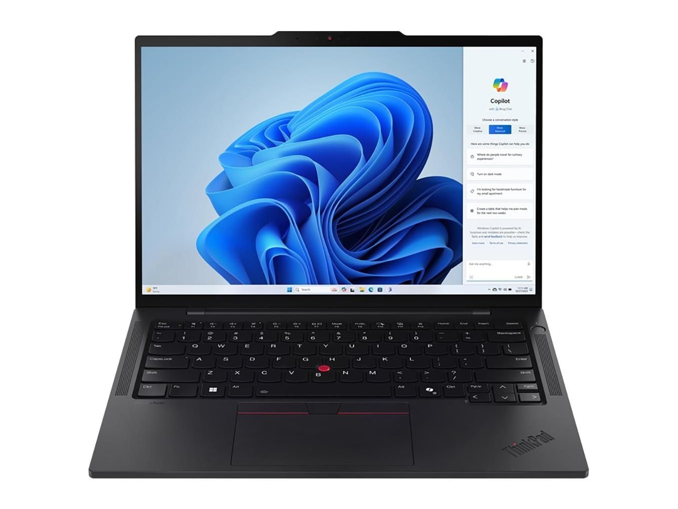 Lenovo - ThinkPad T14s Gen 5 14" - Intel Core Ultra 7 155U chip - 16GB Memory - 512GB SSD - Black
