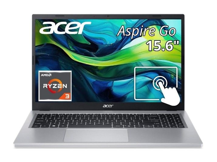 Acer - Aspire Go 15 15.6" - AMD Ryzen 3 7320U chip - 8GB Memory - 256GB SSD