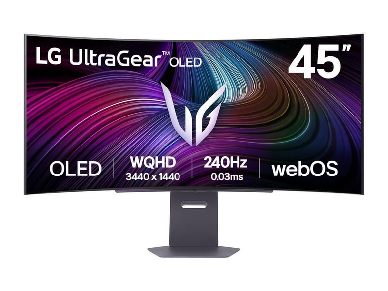 LG - 44.5" 45GX90SA-B WQHD 240Hz OLED Monitors