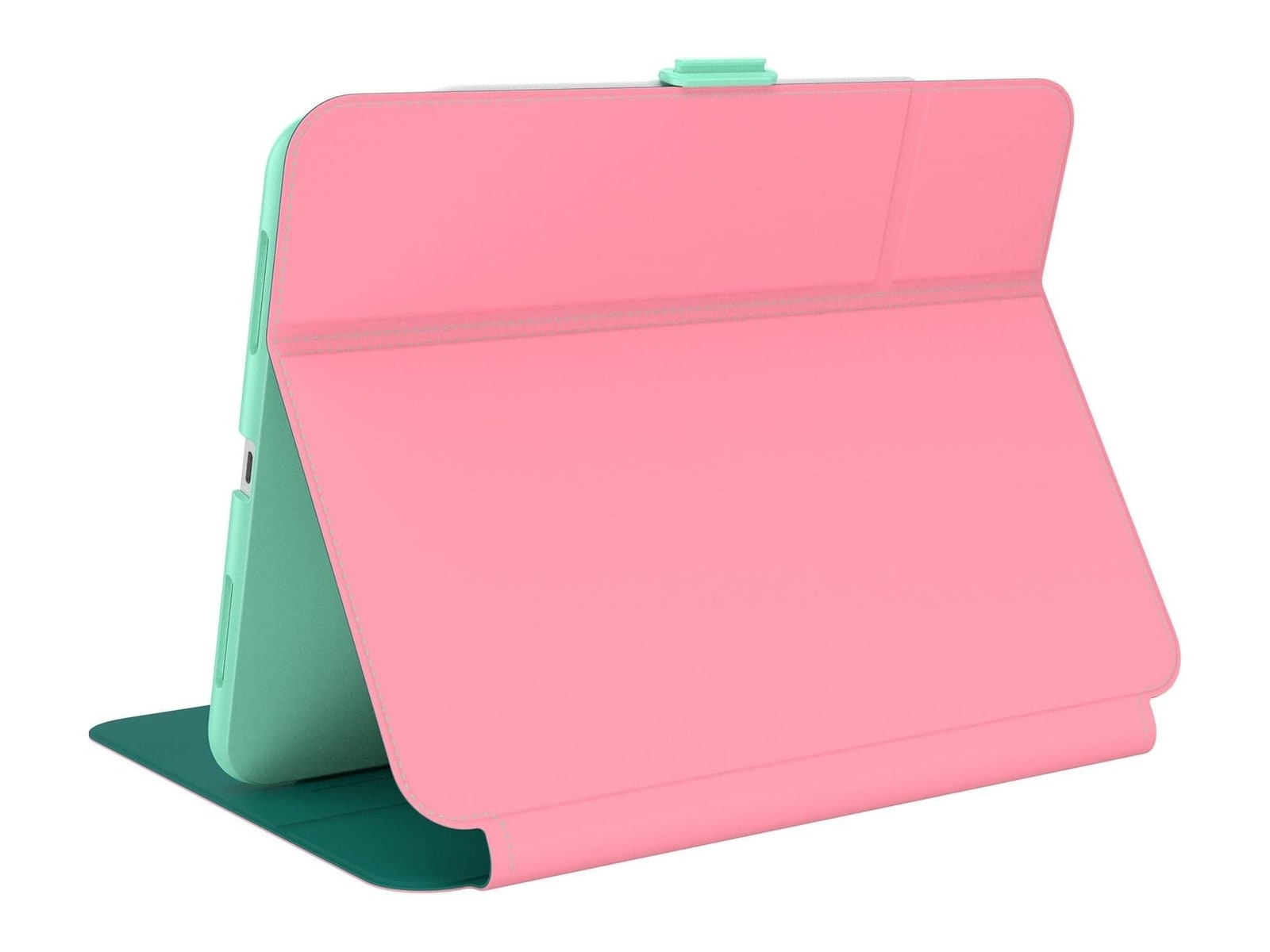 Speck - Balance Folio - iPad 10.9-11-inch (2022-2025 - 10th/11th gen A16) - Ibis Pink/Deep Malachite/Jelly Mint