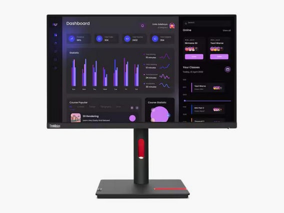 Lenovo - 23.8" ThinkVision T24i-30 Full HD 60Hz Professional Monitors