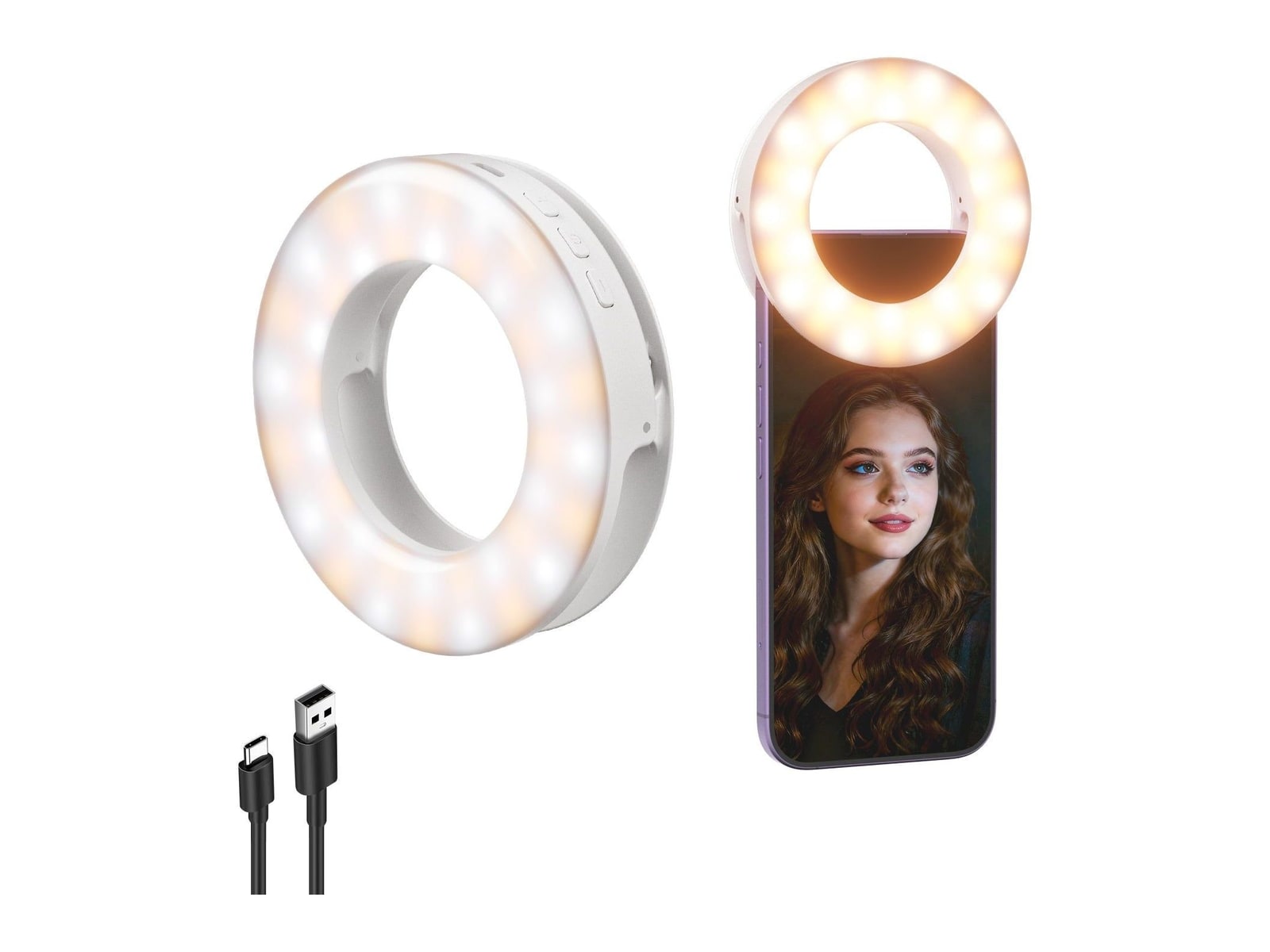 Neewer - N28 Mini Selfie Ring Light Camera Accessories