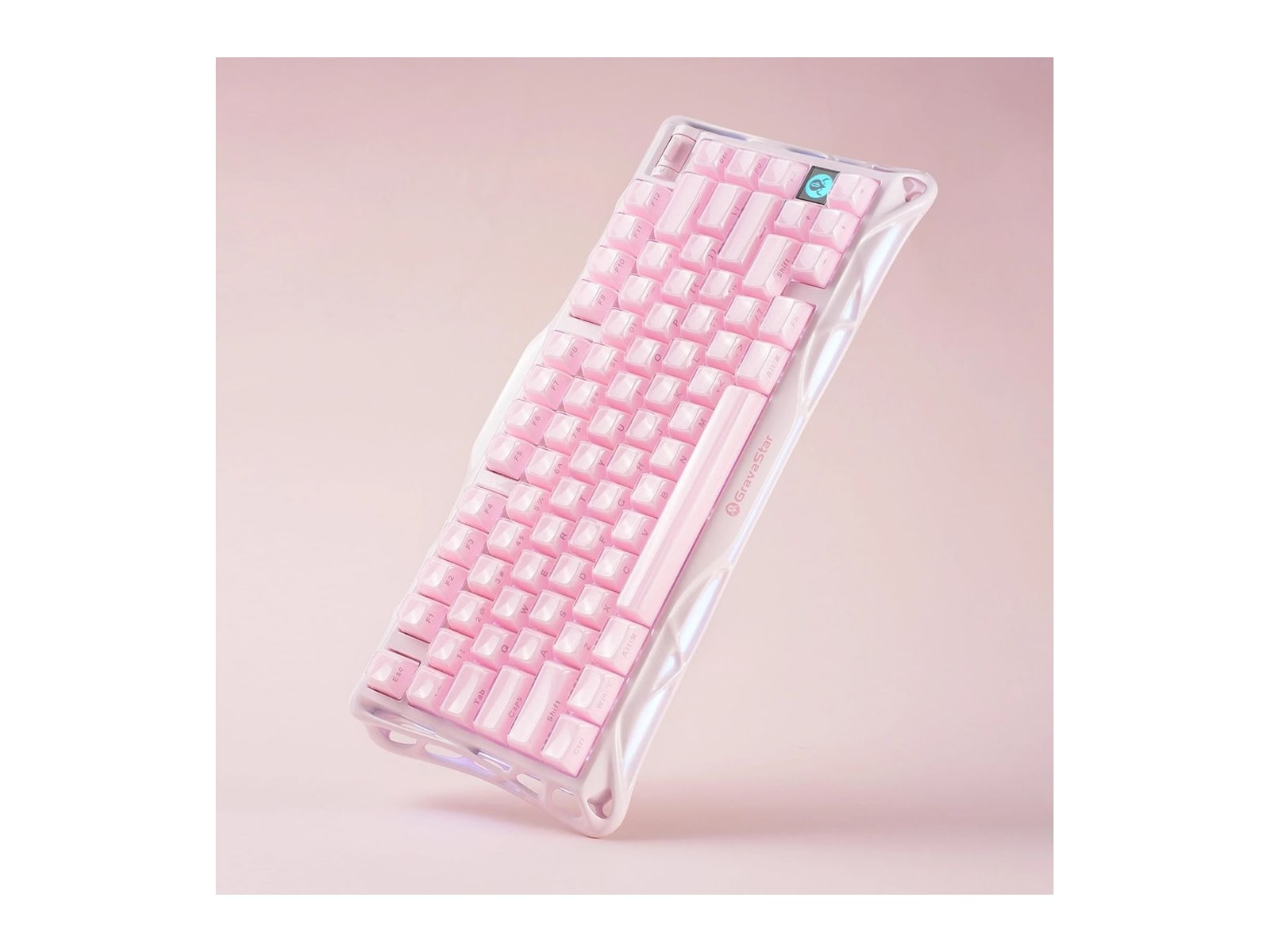 GravaStar - Mercury K1 Special Edition Mechanical Keyboards - Sakura Pink