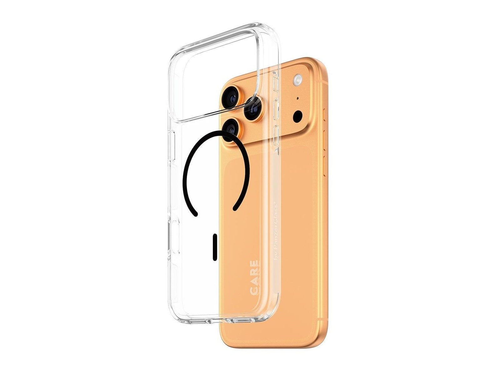 PanzerGlass - CARE Urban Explorer Case Transparent w. Black MagSafe iPhone 17 Pro Max