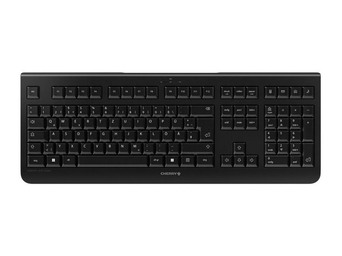 Cherry - KW 3000 German QWERTZ Layout Wireless Keyboards - Black (EU)