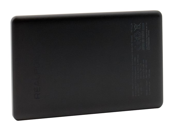 RealPower - PB-5000 MAG Ultra Slim 5000 mAh Black Power Banks