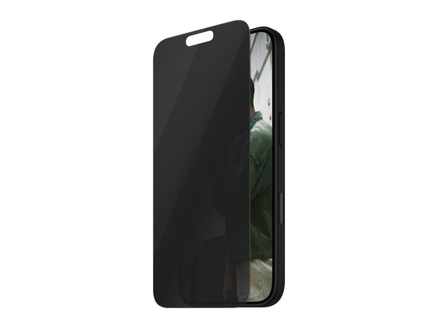 PanzerGlass - SAFE. 2-Way Privacy Screen Protector iPhone 16 Ultra-Wide Fit