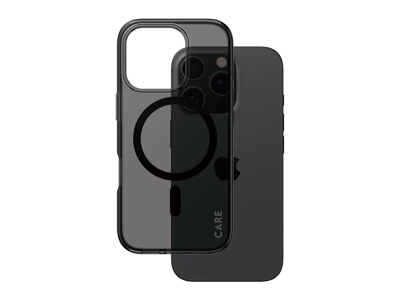 PanzerGlass - CARE Smokey Case w. Black MagSafe iPhone 16 Pro