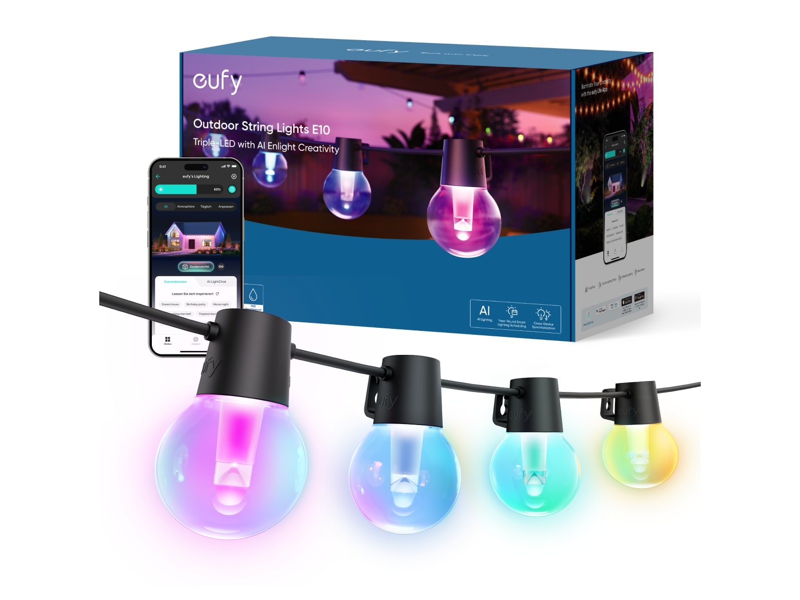 Eufy - Outdoor String Lights E10 Smart Lighting