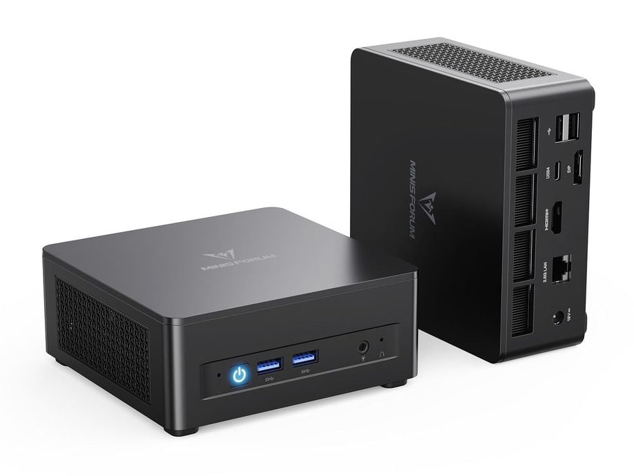 MINISFORUM - UM760 Slim - AMD Ryzen 5 7640HS chip - 16GB Memory - 1TB SSD - Black