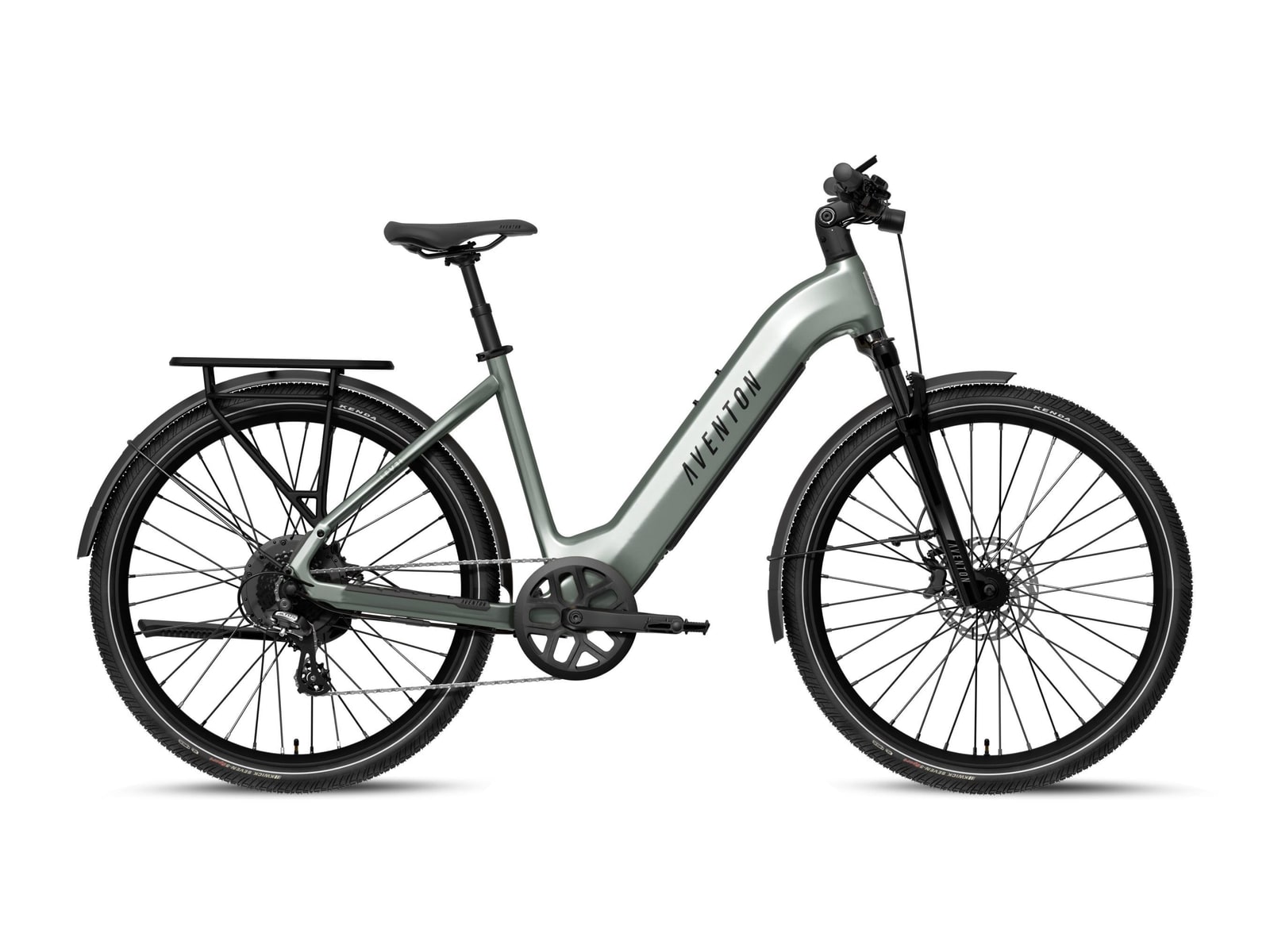 Aventon - Level 4 REC Step-Through Regular Glacier Mint Electric Bikes