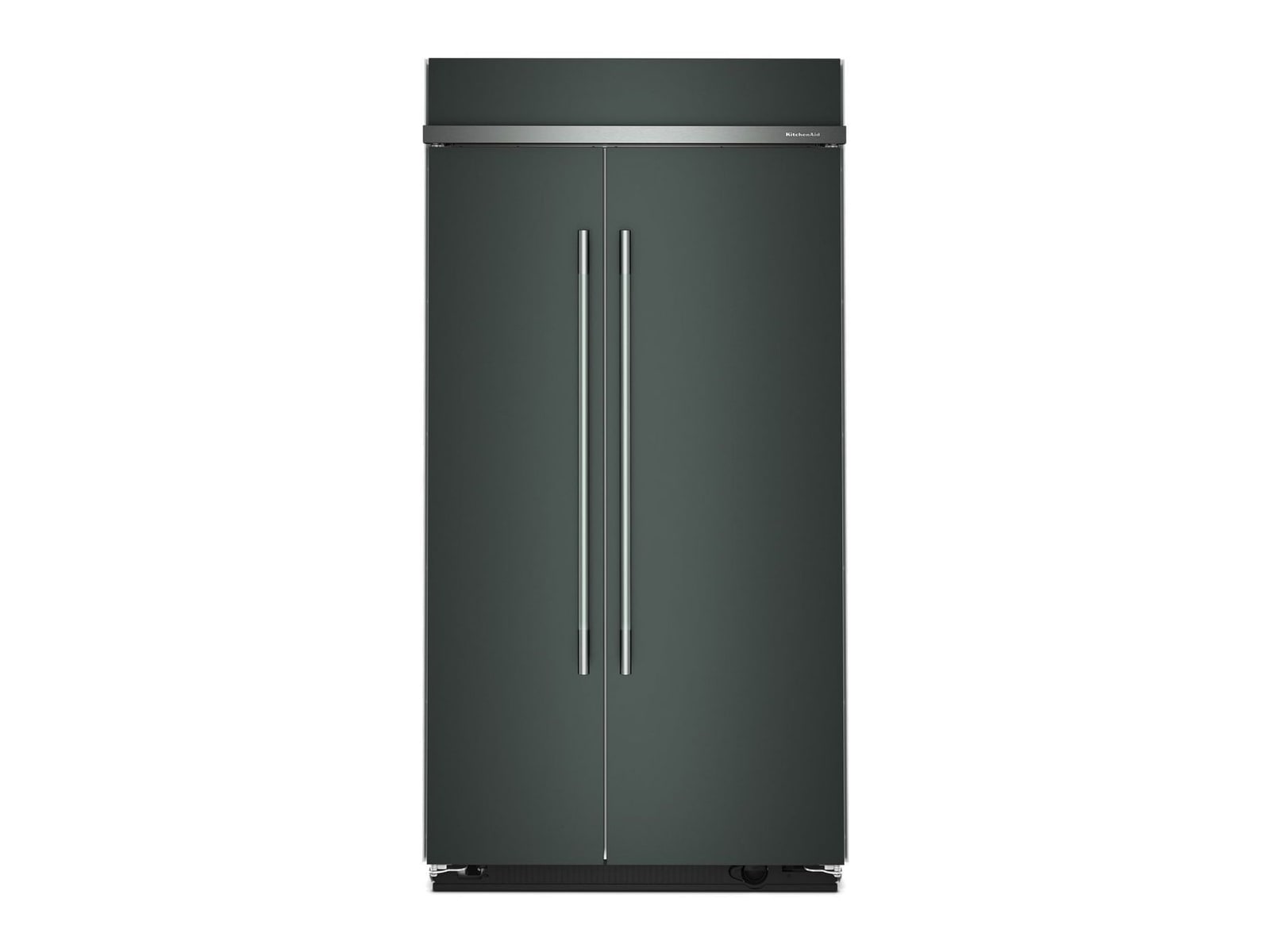 KitchenAid - 25.5 Cu. Ft. Built-In Side-by-Side Refrigerator 42-Inch Wide Juniper Refrigerators