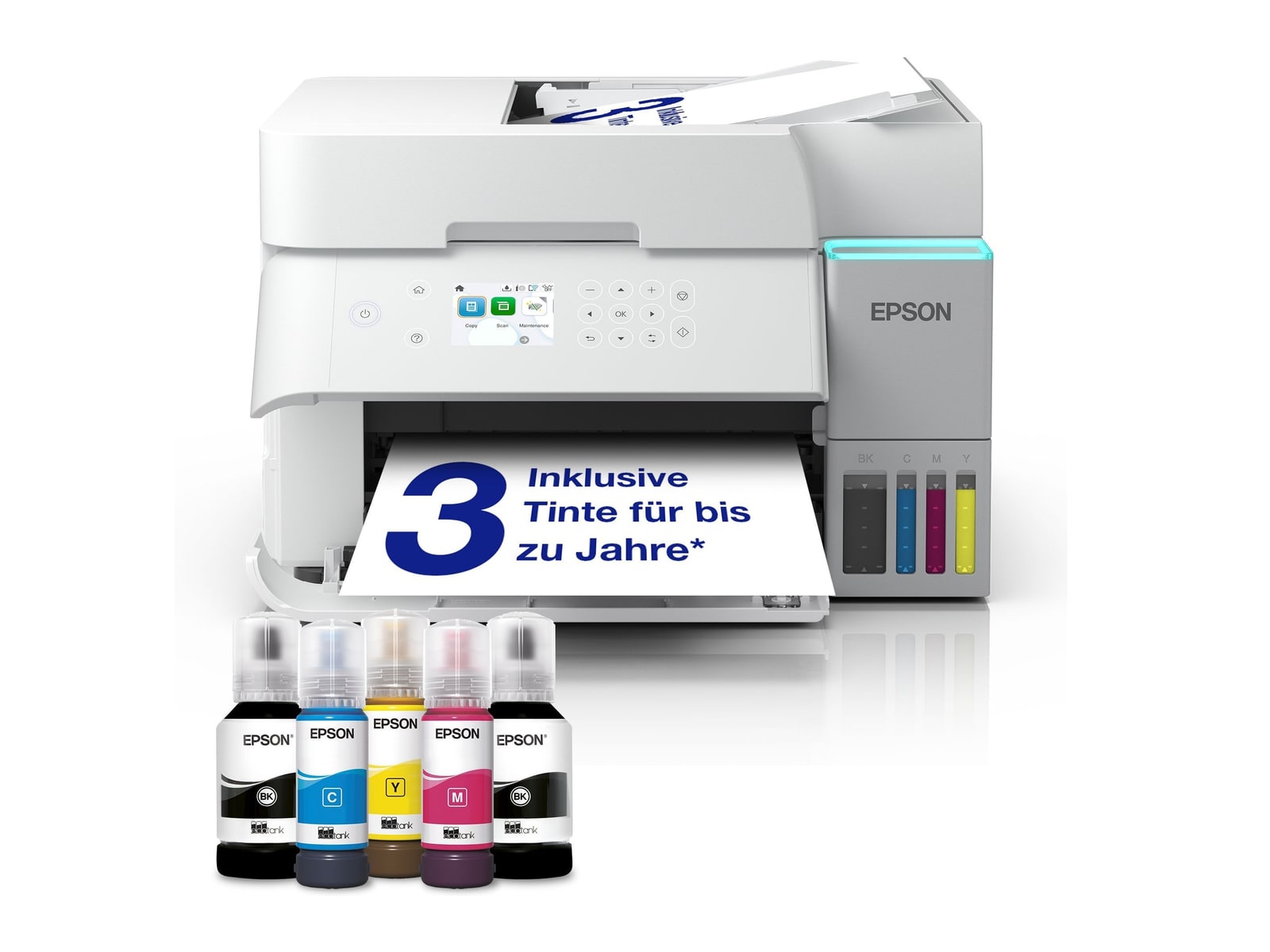 Epson - EcoTank ET-3956 Printers - White
