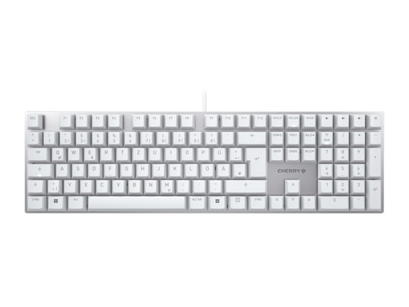 Cherry - KC 200 MX MX2A Silent Red Keyboards - White