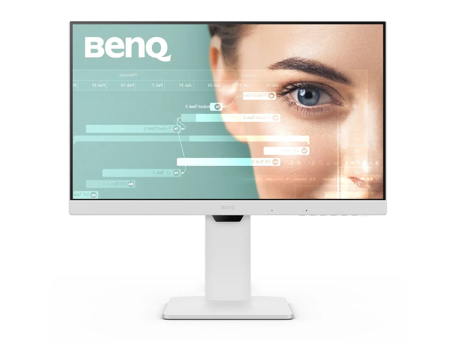 BenQ - 24" GW2486TC FHD 100Hz Gaming Monitors - White
