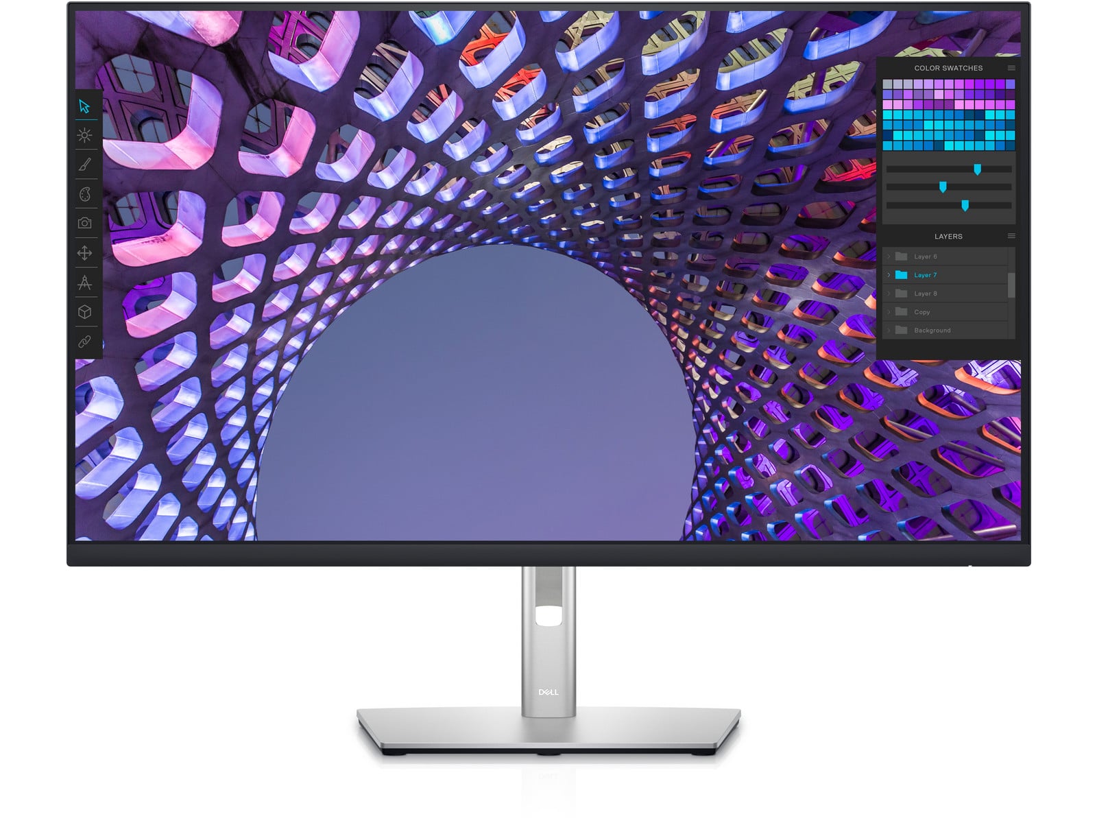 Dell - 31.5" P3223QE 4K 60Hz 4K/5K Monitors - Black