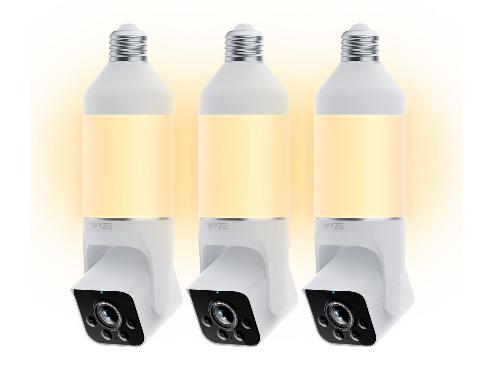 Wyze - Bulb Cam 3-Pack Security Cameras