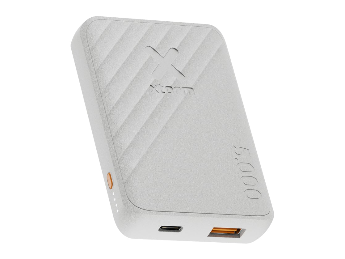 Xtorm - Go2 15W 5000 mAh Ash White Power Banks