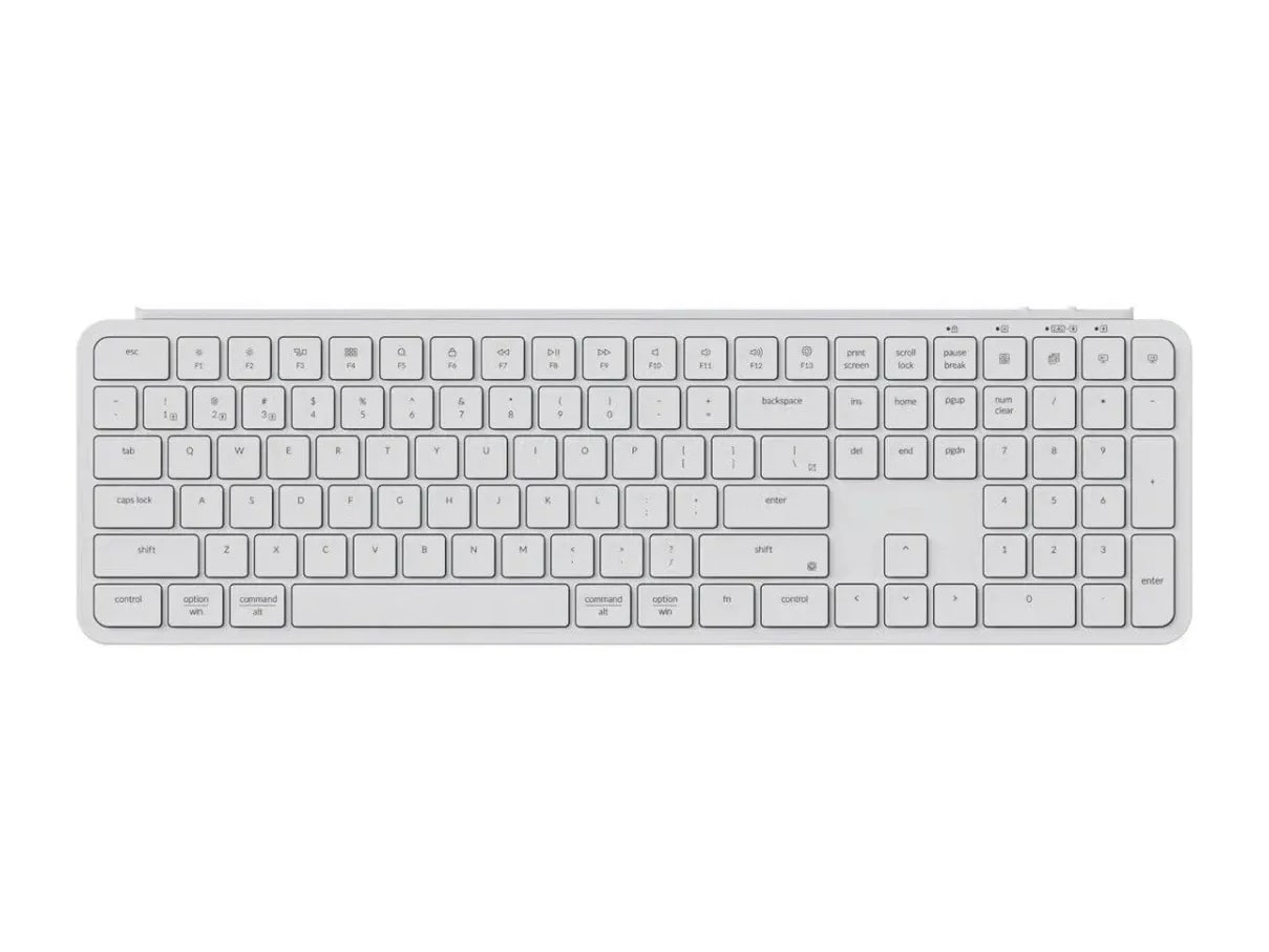 Keychron - B6 Pro Wireless Keyboards - Ivory White