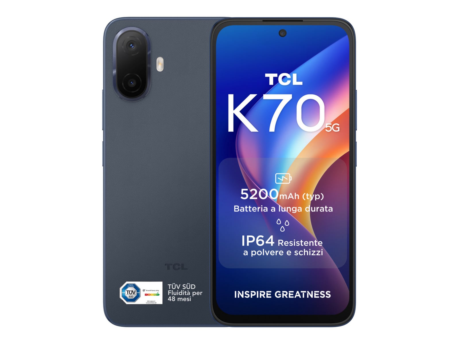 TCL - K70 5G 128GB - Blue
