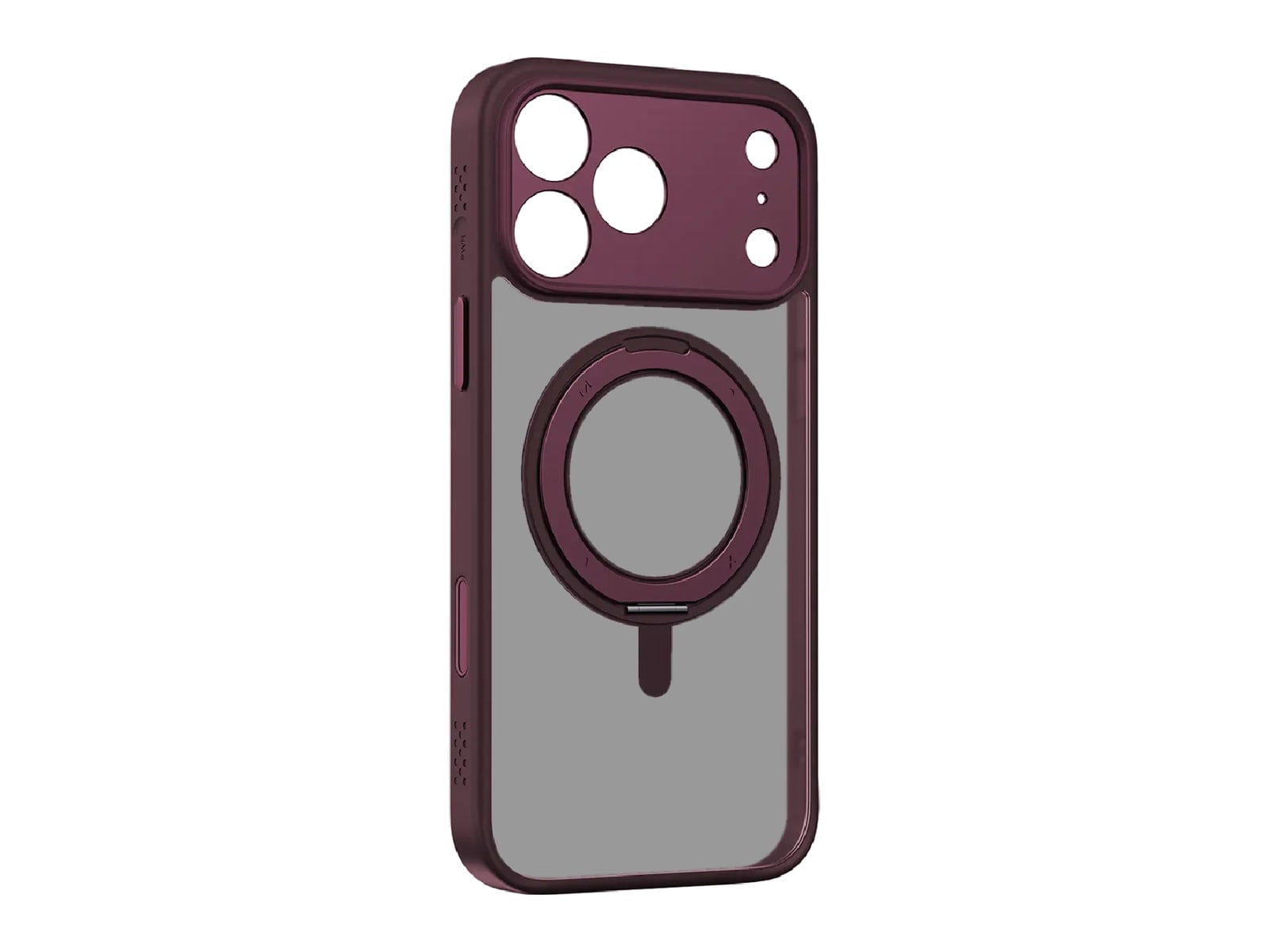 MOMAX - CaseFORM Roller Magnetic Case - iPhone 17 Pro Max - Bordeaux Red