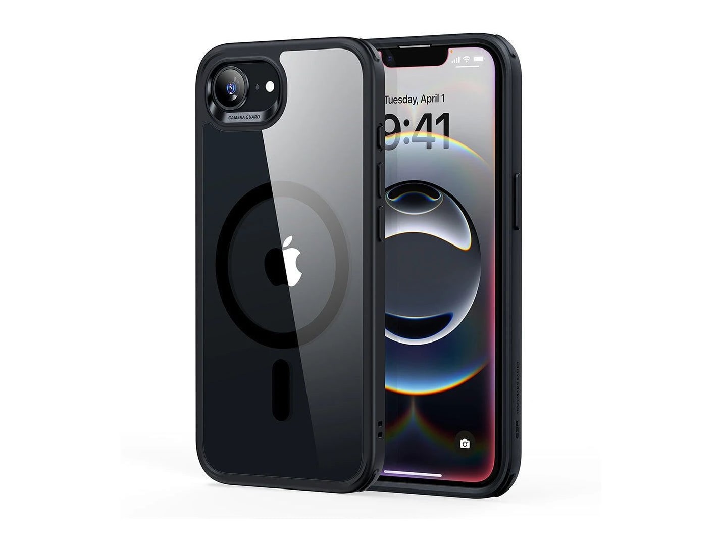 ESR - HaloLock Classic Hybrid Case - iPhone 16e - Clear Black