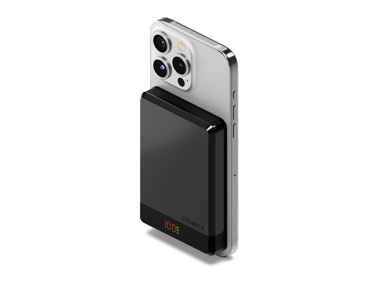 Cygnett - MagSlim Magnetic Wireless Power Bank 10K - Black Power Banks