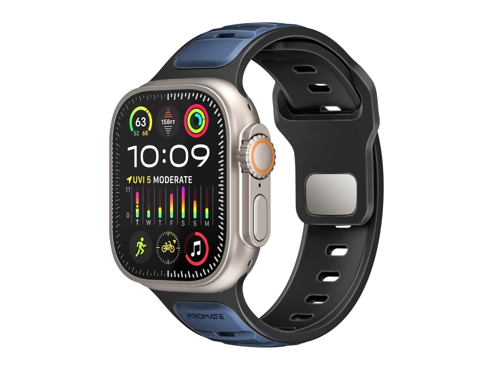 Promate - SiliBand-DC Watch Bands - Blue