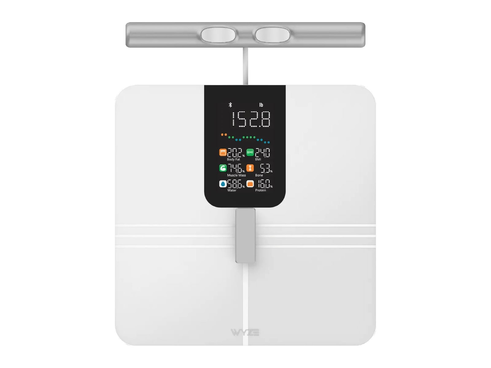 Wyze - Scale BodyScan White Smart Scales