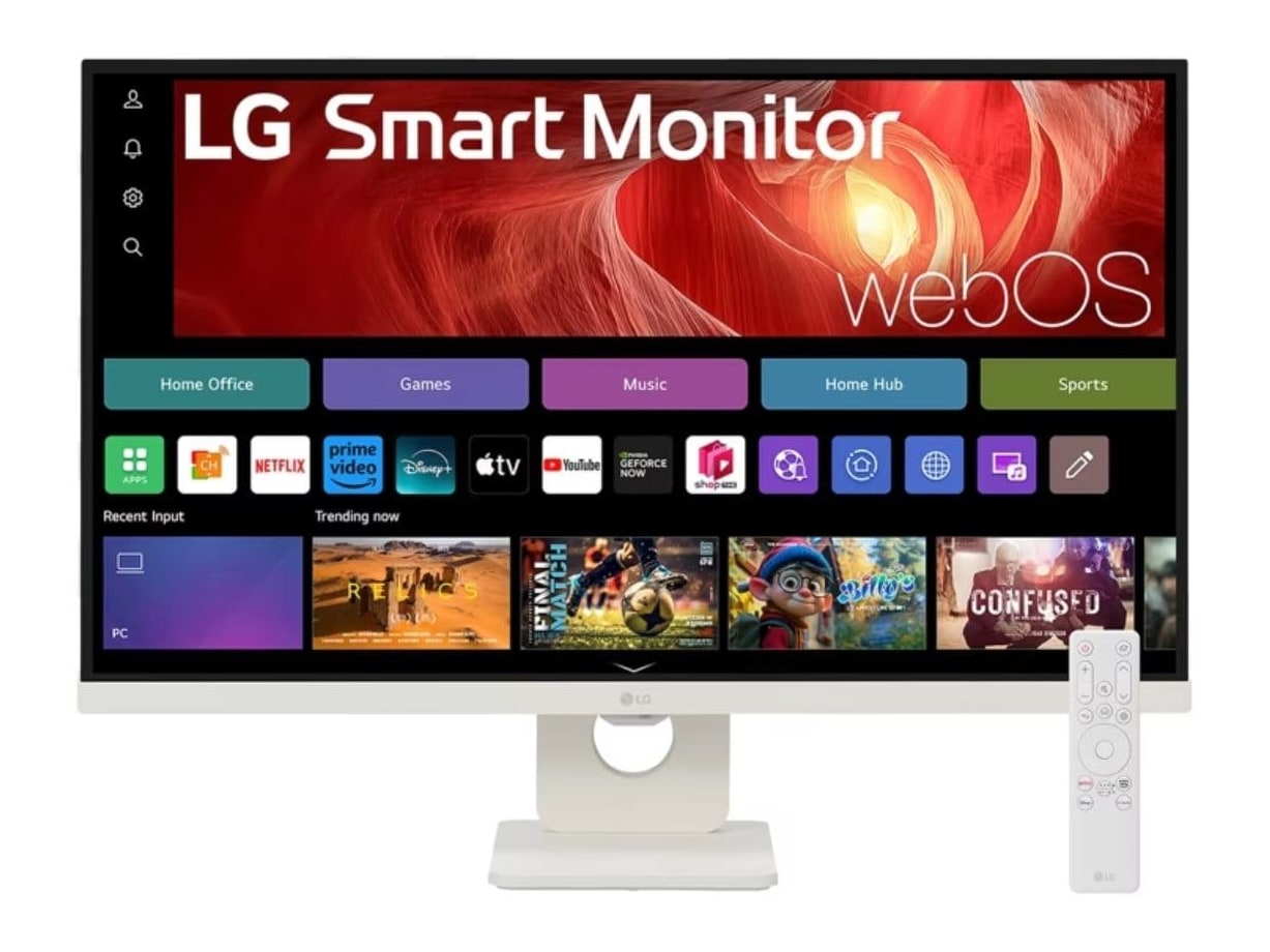 LG - 27" Smart Monitor 27U731SA-W 4K UHD 60Hz 4K/5K Monitors