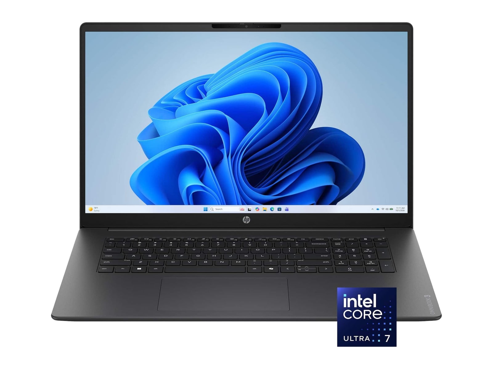 HP - OmniBook 3 17-DG0107DX 17.3" - Intel Core Ultra 7 255U chip - 16GB Memory - 512GB SSD - Mica Silver