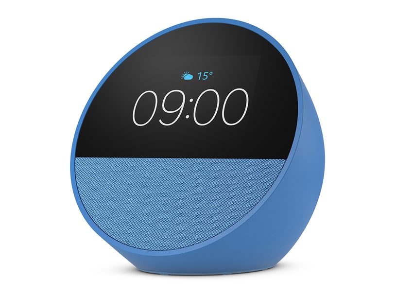 Amazon - Echo Spot Smart Displays - Ocean Blue