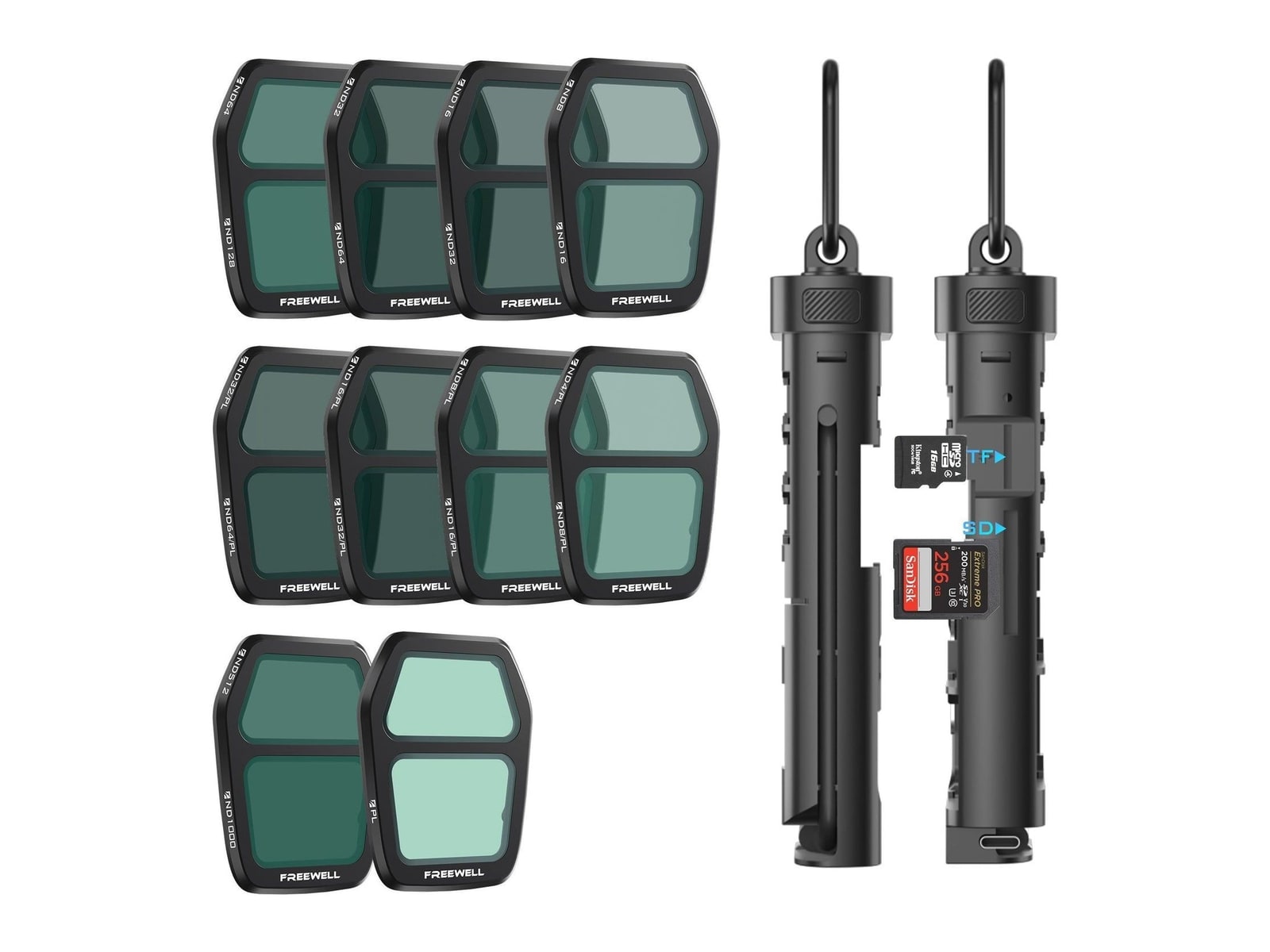 Freewell - DJI Air 3S Filters Mega Pro Kit Camera Accessories