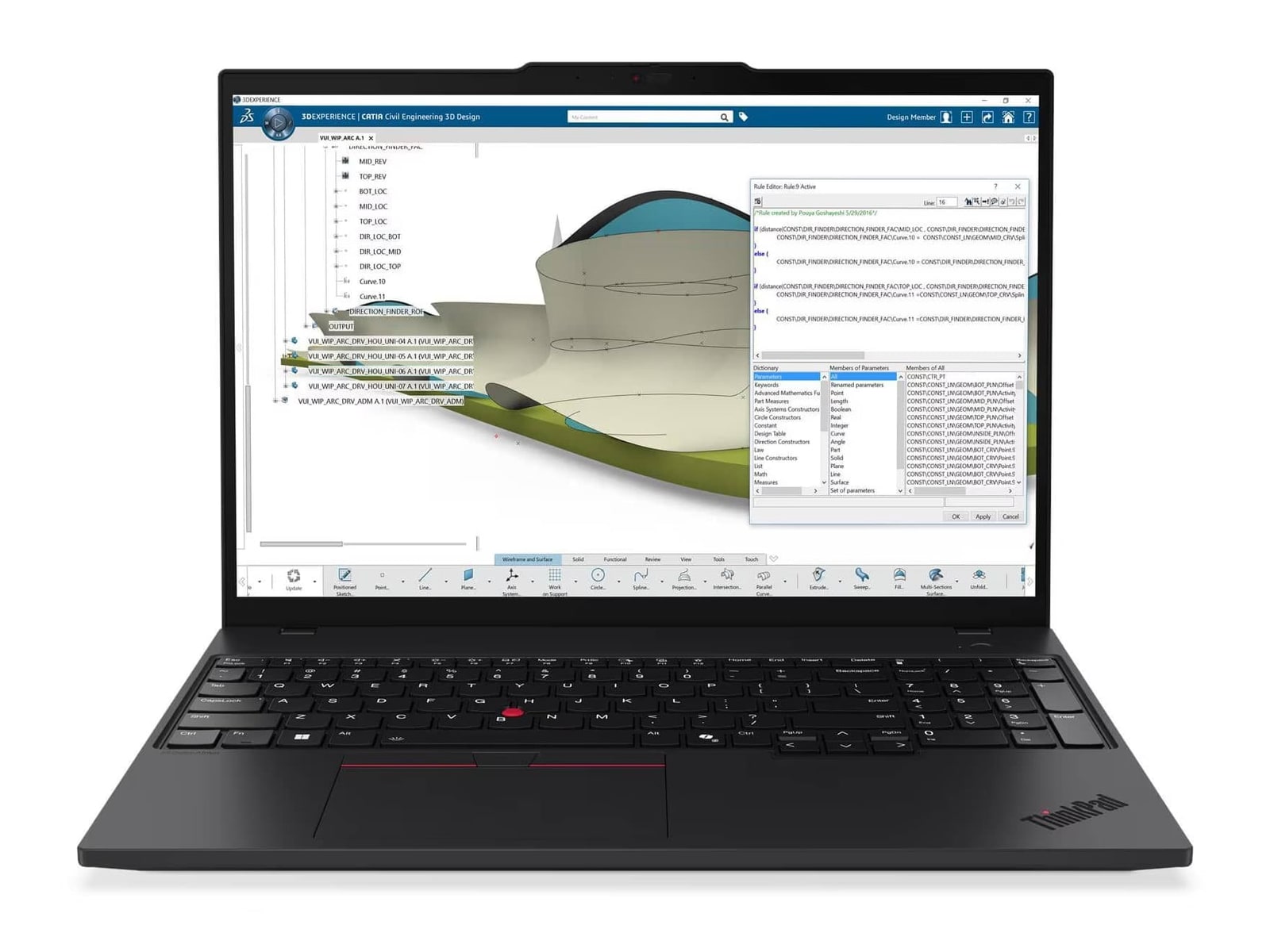 Lenovo - ThinkPad P16s Gen 4 21QR001KUS 16" - AMD Ryzen 7 350 chip - 64GB Memory - 1TB SSD - Black