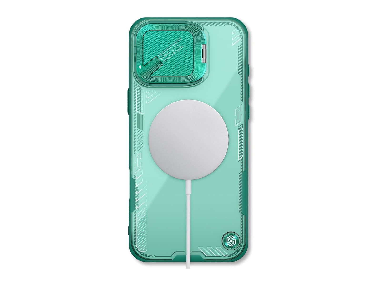 Nillkin - MagSafe Compatible Iceblade CamProp Case - iPhone 16 Pro Max - Green