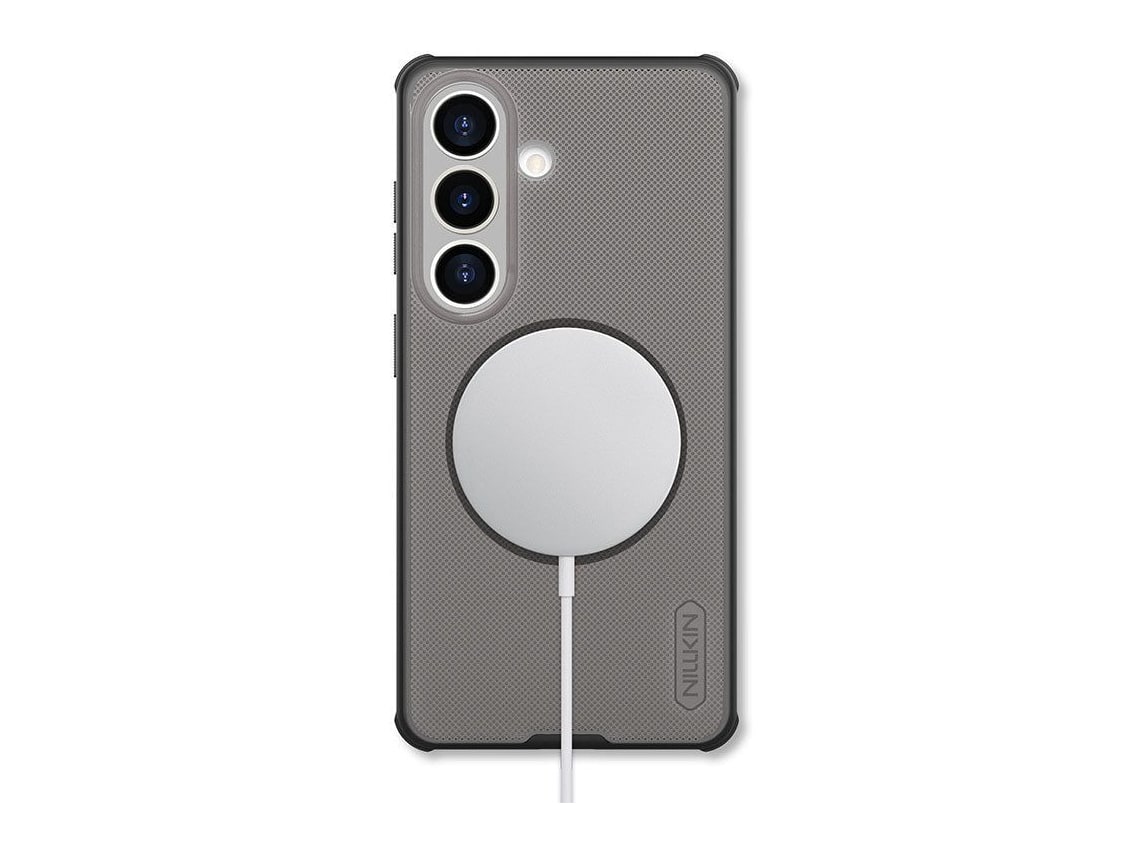Nillkin - MagSafe Compatible Super Frosted Shield Pro Case - Galaxy S26 - Matte Smoke Black