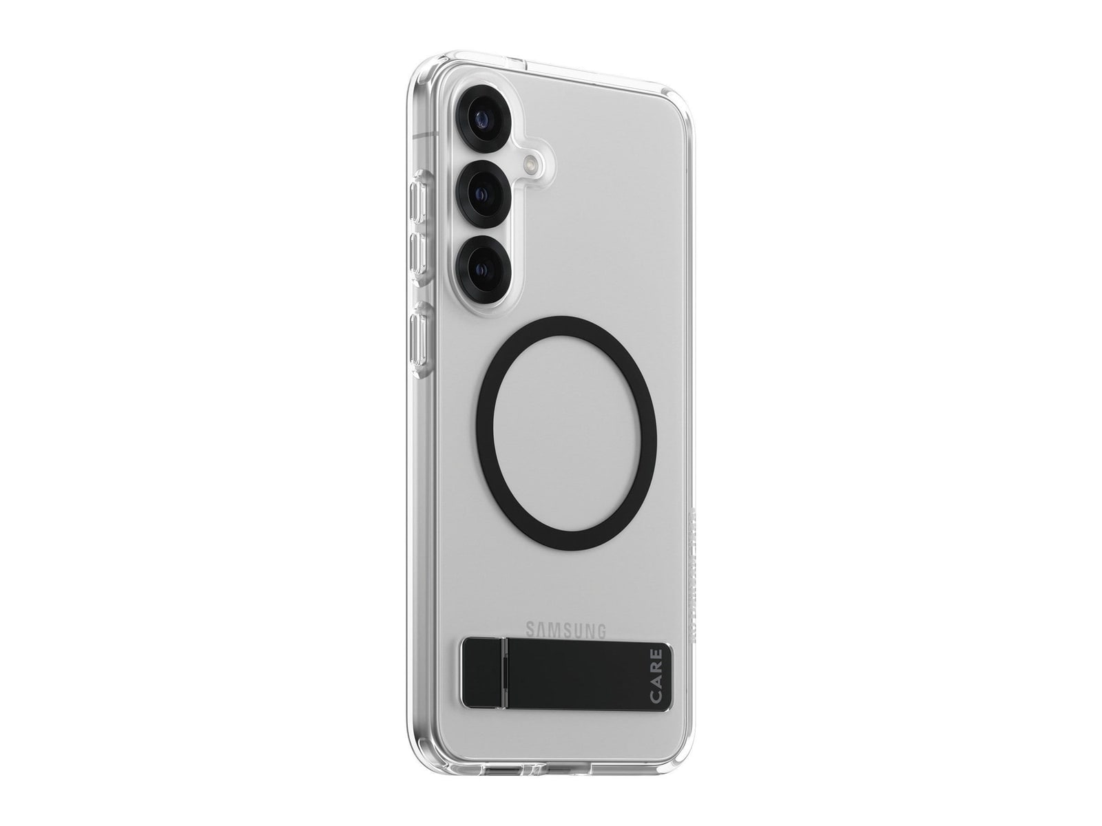 PanzerGlass - CARE Kickstand Case Transparent w. Qi Samsung Galaxy S25+