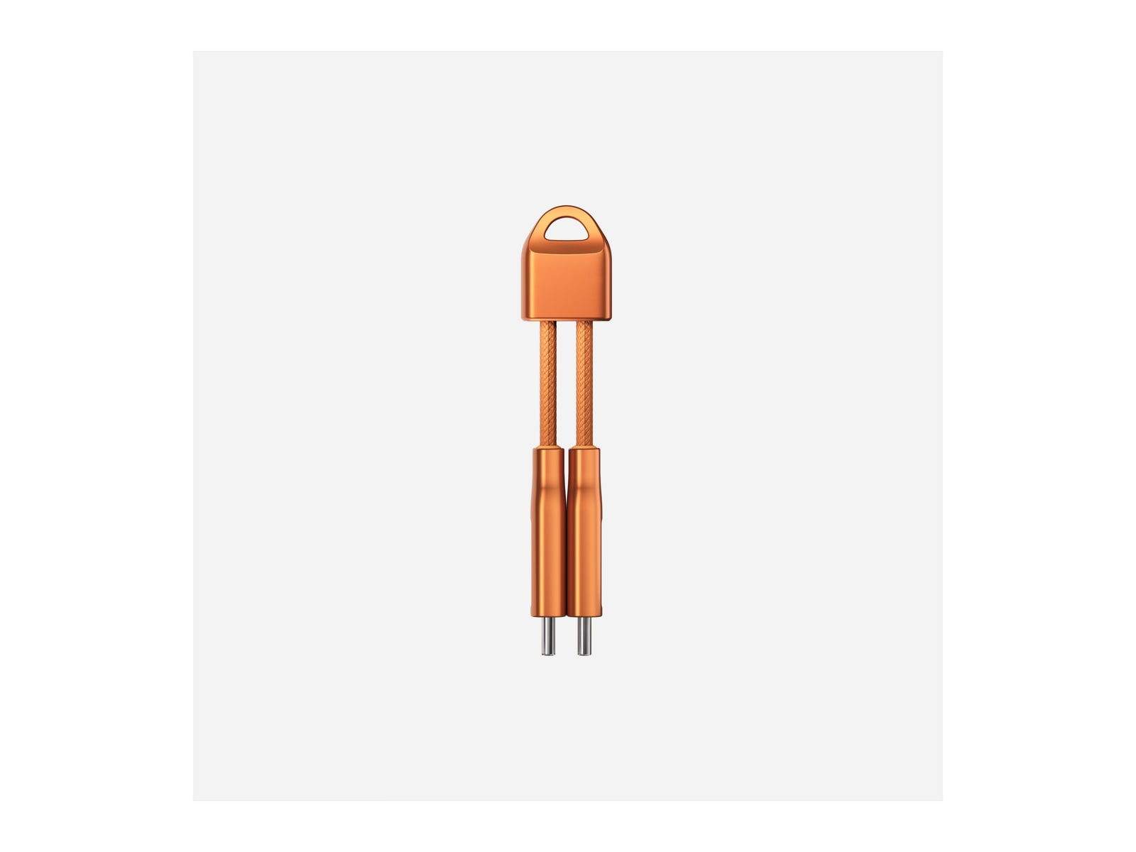 Nomad - ChargeKey - USB C - V2 - Stellar Orange