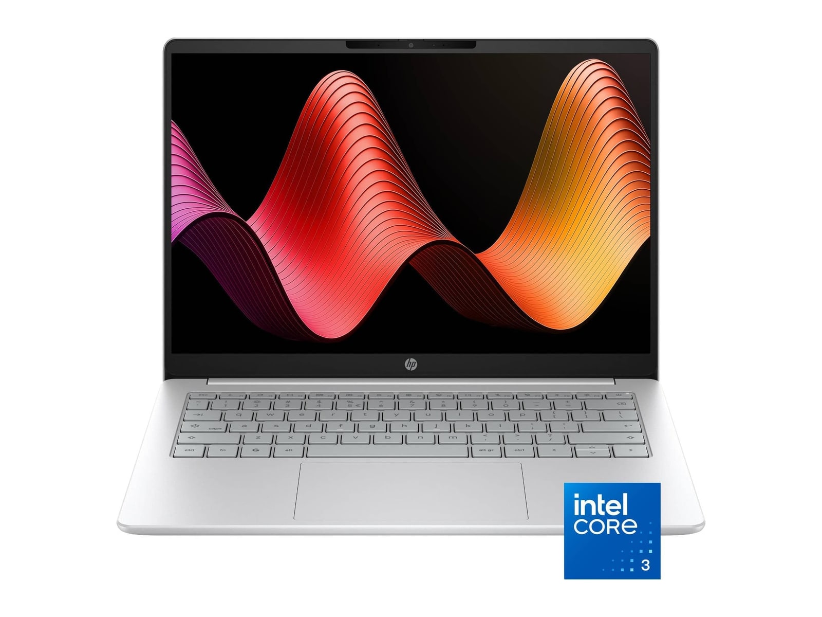 HP - 14C-NA0003DX 14" - Intel Processor N355 chip - 8GB Memory - 128GB SSD - Glacier Silver