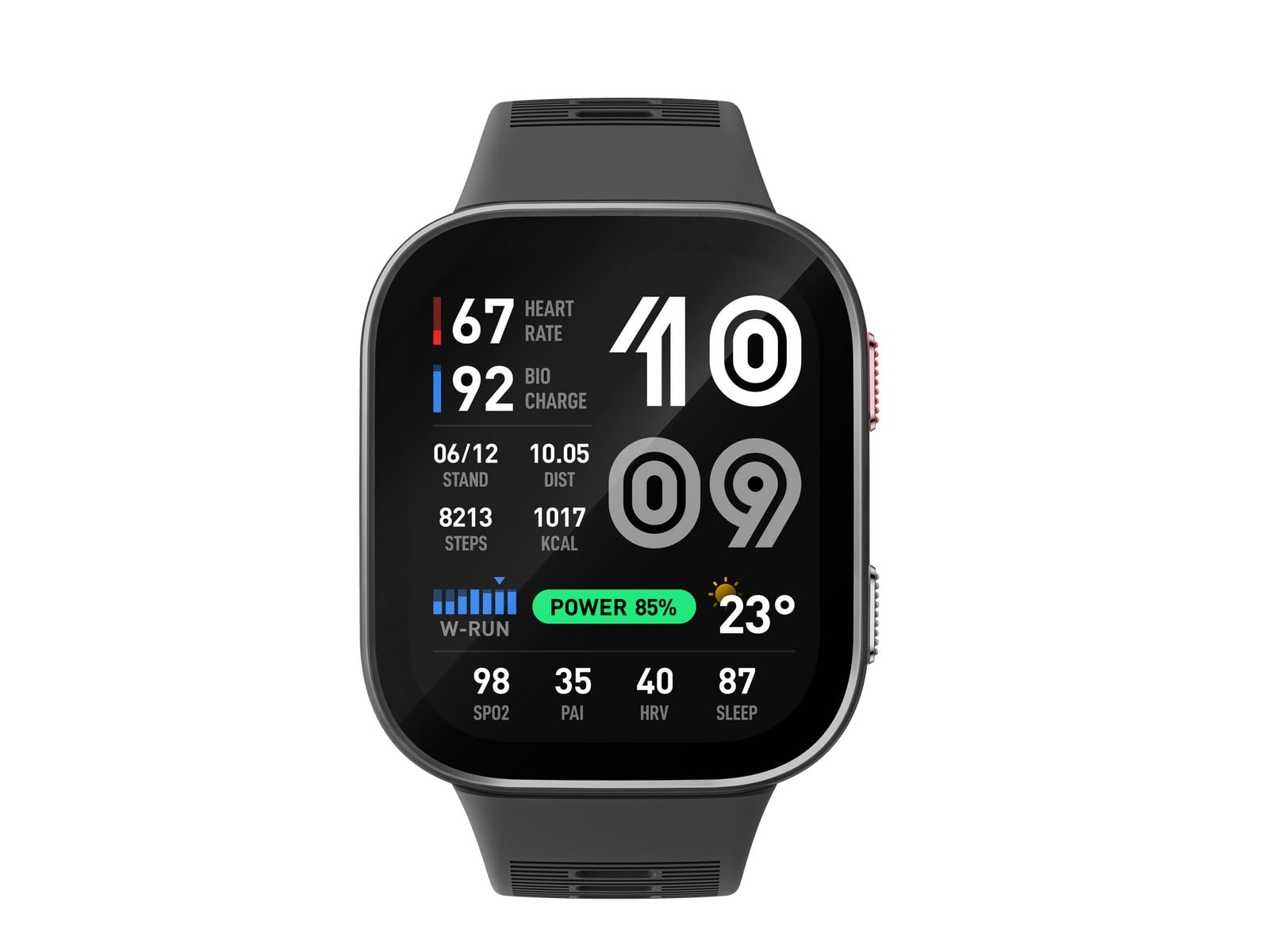 Amazfit - Bip Max Smart Watches - Carbon Gray