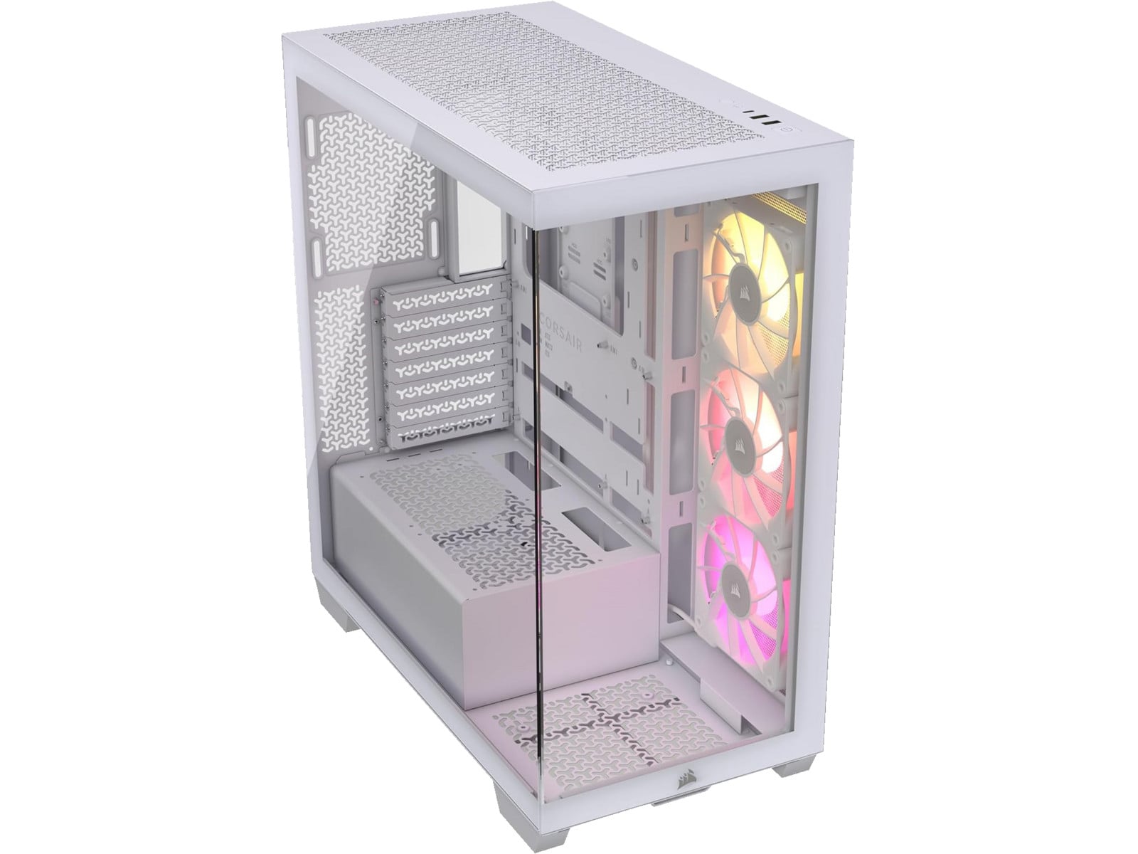 Corsair - iCUE LINK 3500X White Computer Cases
