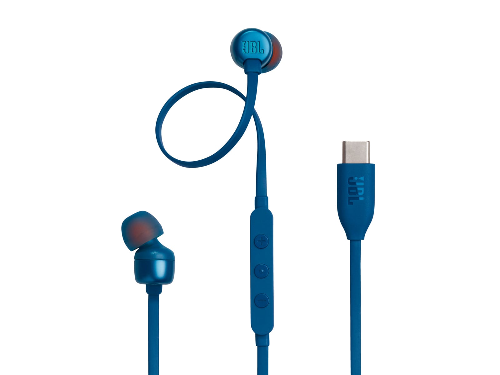 JBL - Tune 310C In-Ear Headphones - Blue