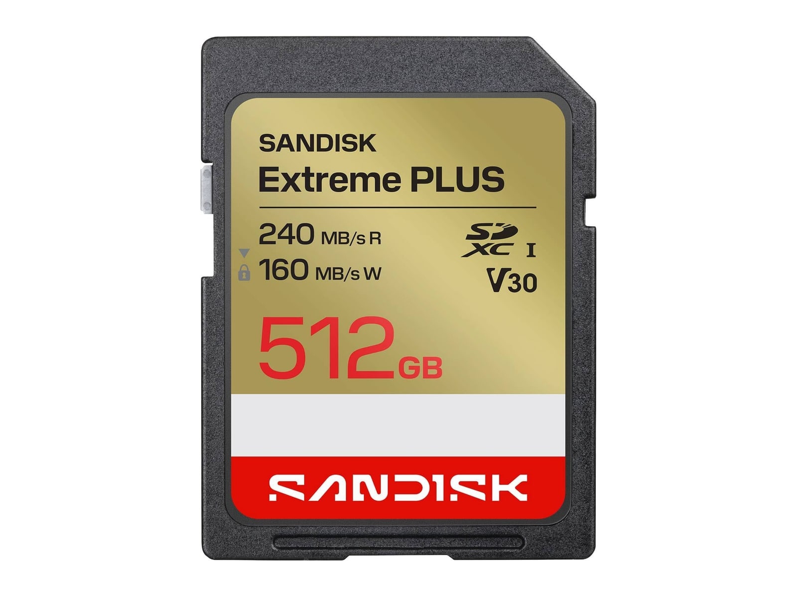 SanDisk - Extreme PLUS SDXC 240MB/s 512GB Storage Drives - UHS-I