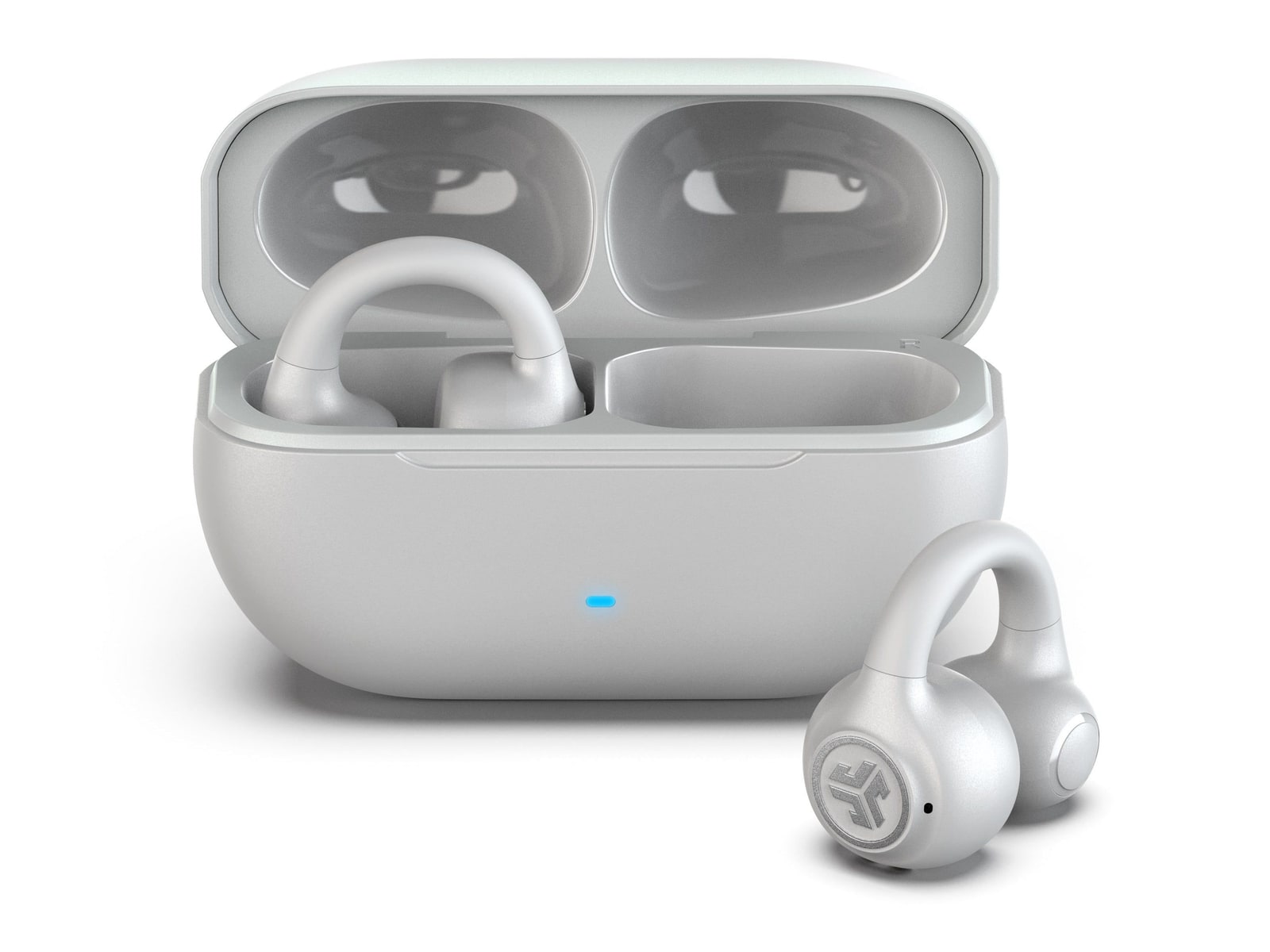 JLab - Flex Open True Wireless Earbuds - White