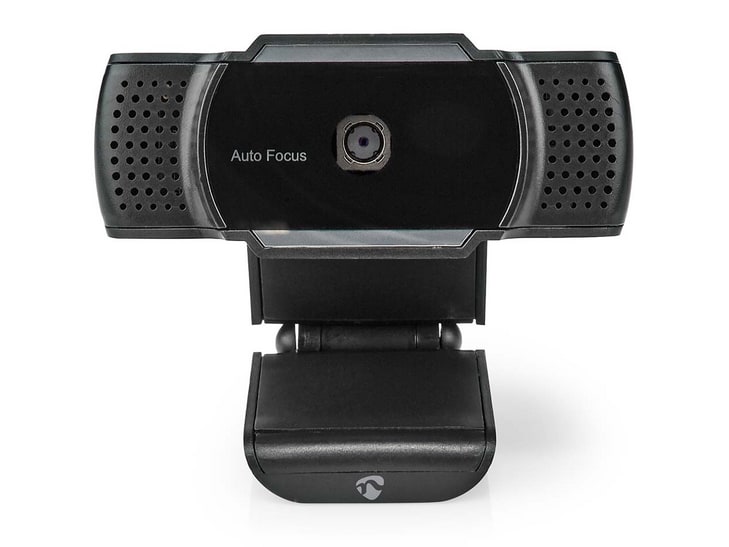 Nedis - WCAM110BK 2K Auto Focus Webcams - Black